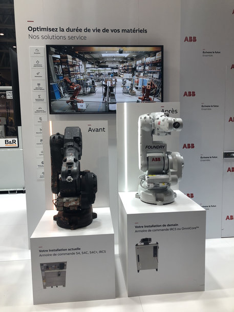ABB rend la fabrication plus durable en recyclant et en reconditionnant des milliers d'anciens robots